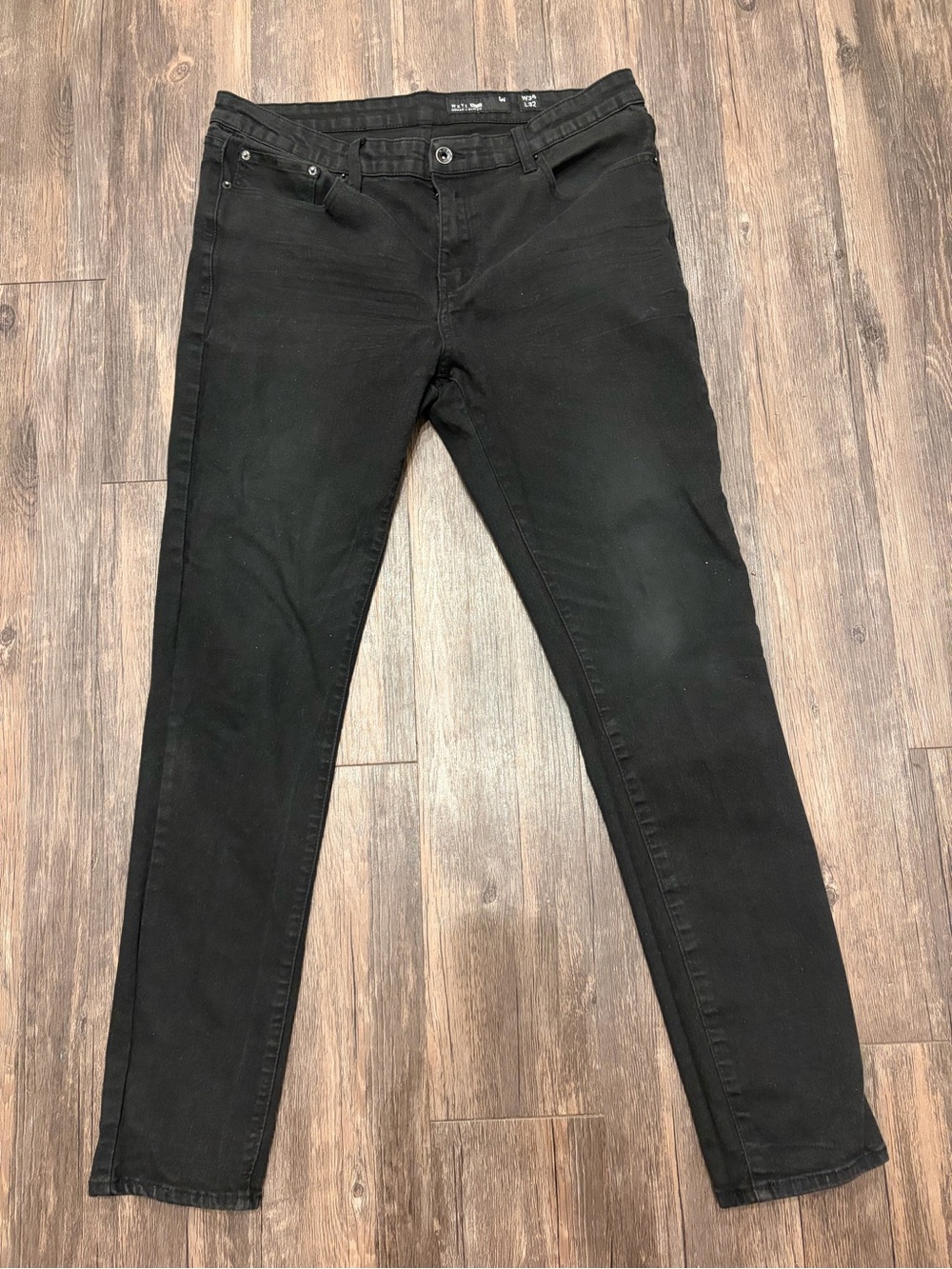 WXYZ Men’s Black Slim Fit Jeans